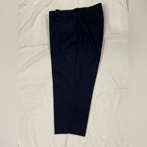 Talbots Perfect Crop Chinos size 18WP NAVY Blue.Excellent used condition.
